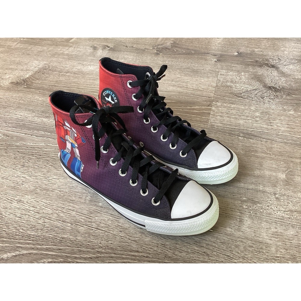 Converse Transformers Optimus Prime Chuck Taylor CTAS HI A11659C Mens Size 7 W 9 - Picture 2 of 12